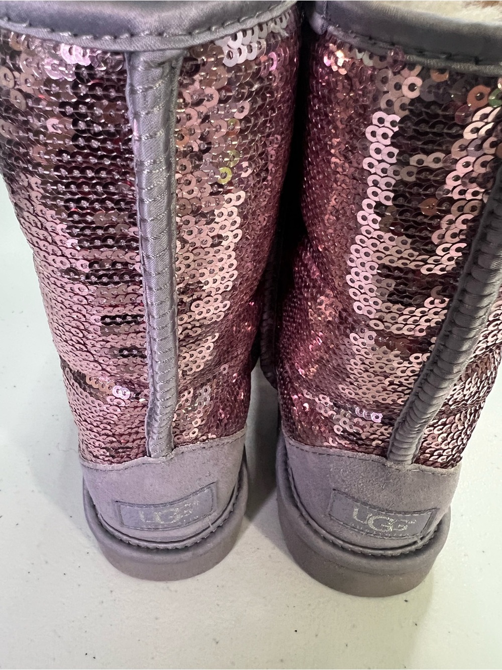 UGG Sequin Cozy Mid-Calf Winter Boots - Rose Metallic - Picture 3 of 17